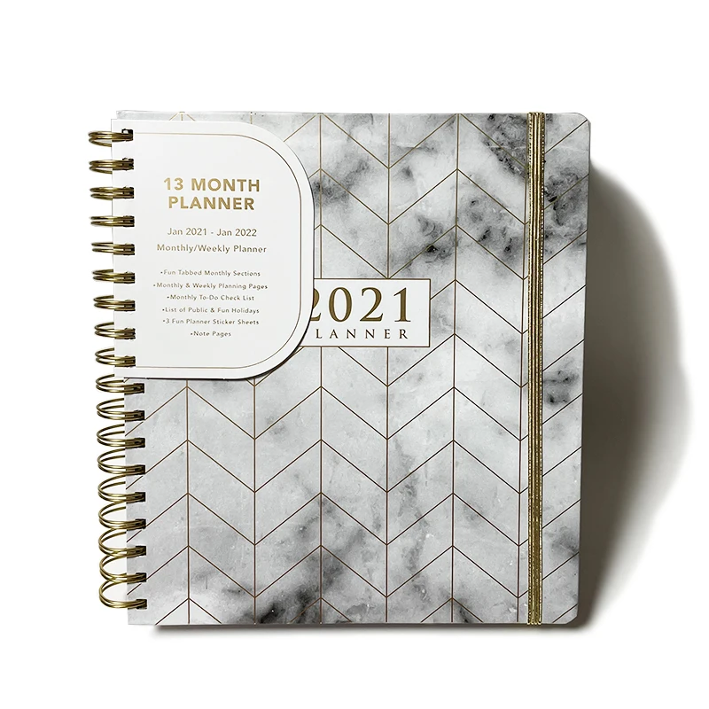 Custom A5 Customize Hardcover Cover Diary Notebook Journals Thick Planner Book Planners and Notebooks spiral binding notebook