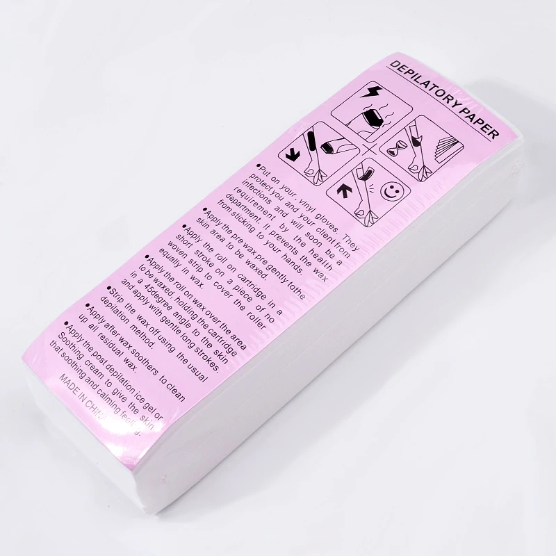 100pcs depilatory wax strips hair removal wax paper wax paper strips