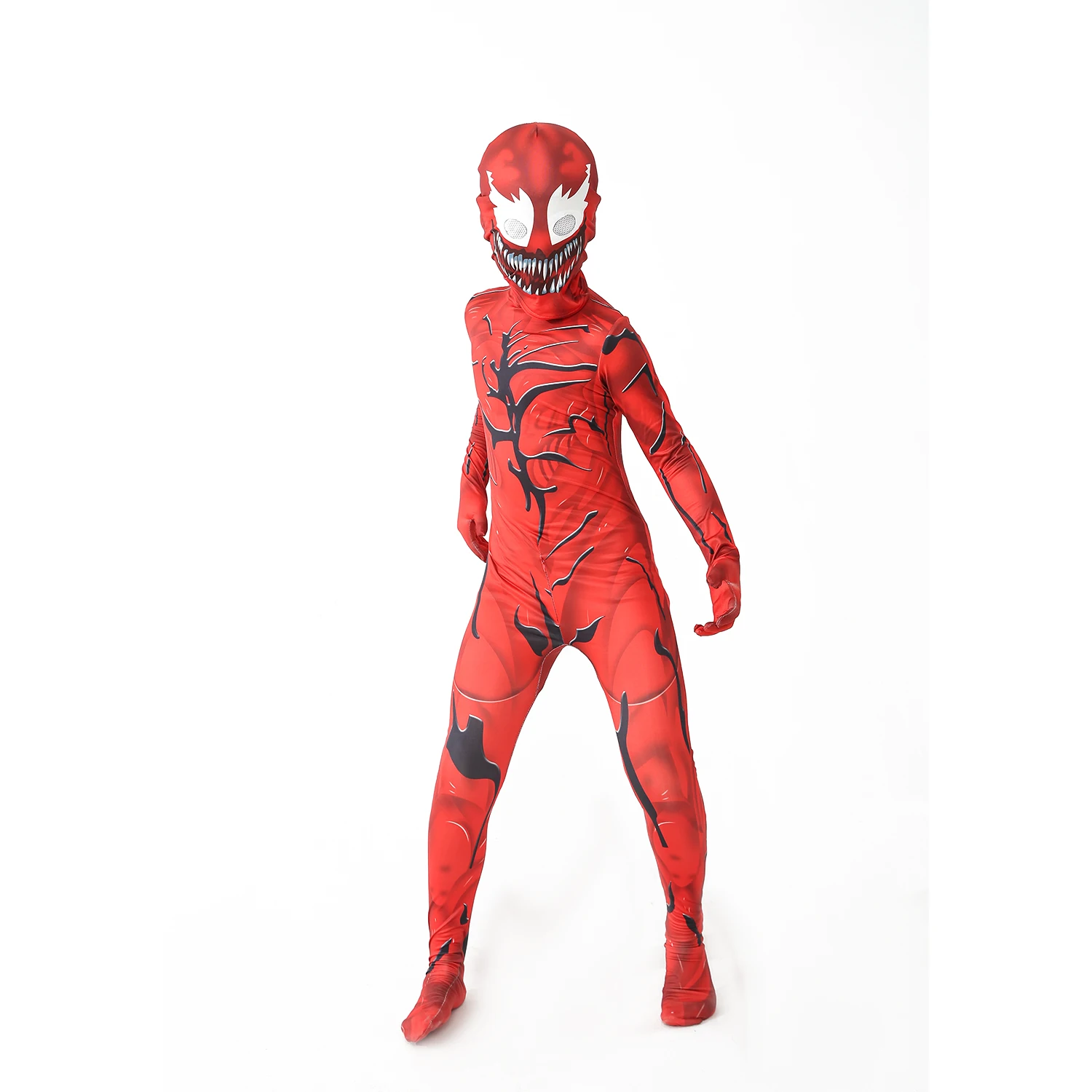 TCXW052507 Movie Game Costume  Black Spider Jumpsuit Adult Anime Cosplay Spiderman Halloween Costume