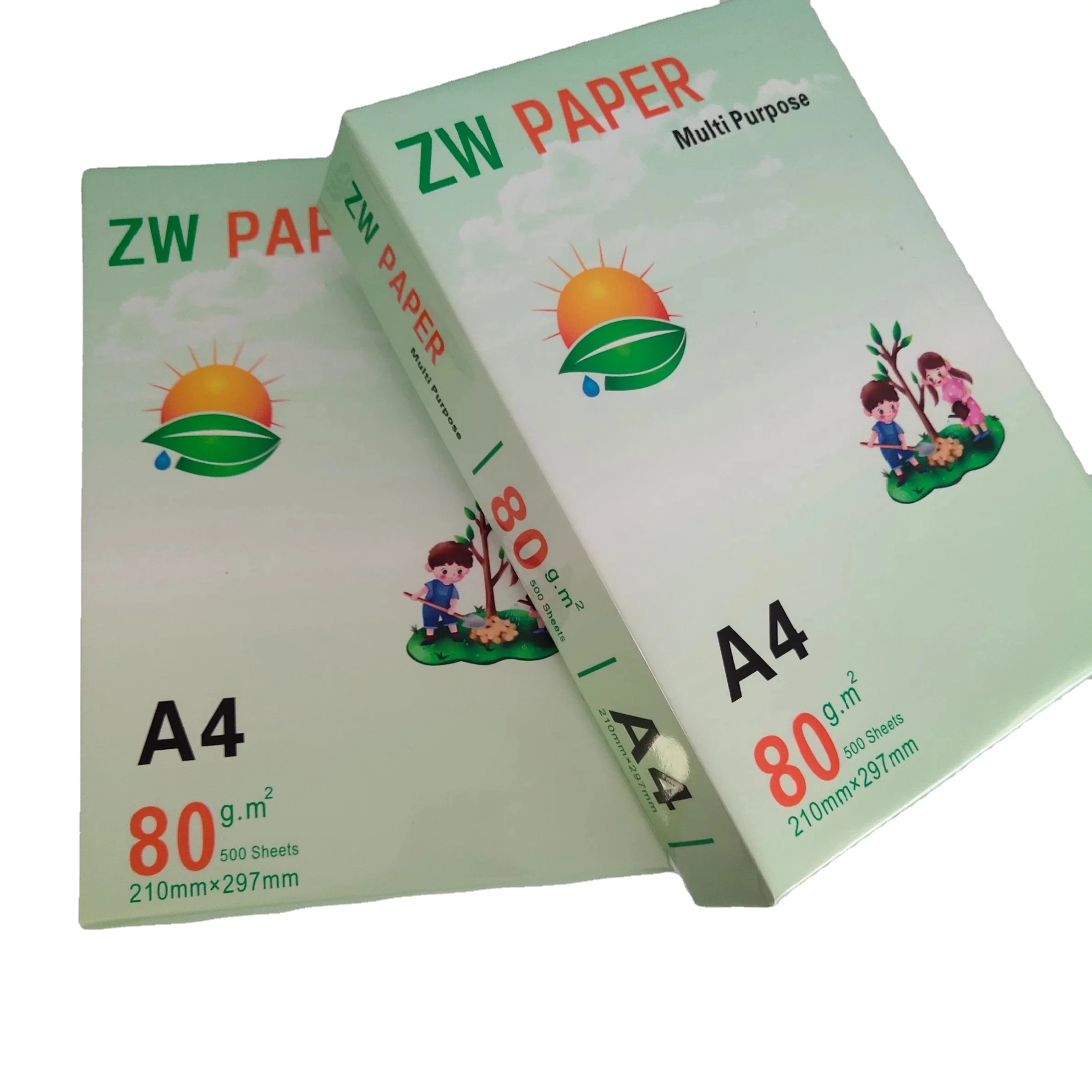 China Manufacturers A4 Paper Copier 500 Sheets/Ream - 5 Reams/Box A4 Copy Paper