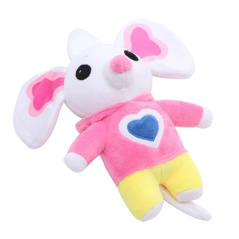 Best Made Custom Toys Stuffed Animal Cute Pet Pink Heart Ear Mouse Toy  Animal For Kids Gift Soft Plush Toys For Embroidery