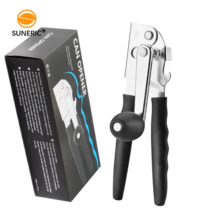 Easy Handle Vintage Commercial Comercial Stainless Steel Kitchen Manual Heavy Duty Hand Crank Can Opener