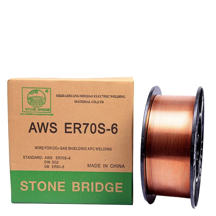 CO2 MIG Welding Wire AWS ER70S-6 0.8mm 1.2mm Copper Welding Wire Arame Para Solda Mig Welding Wire 1.2mm