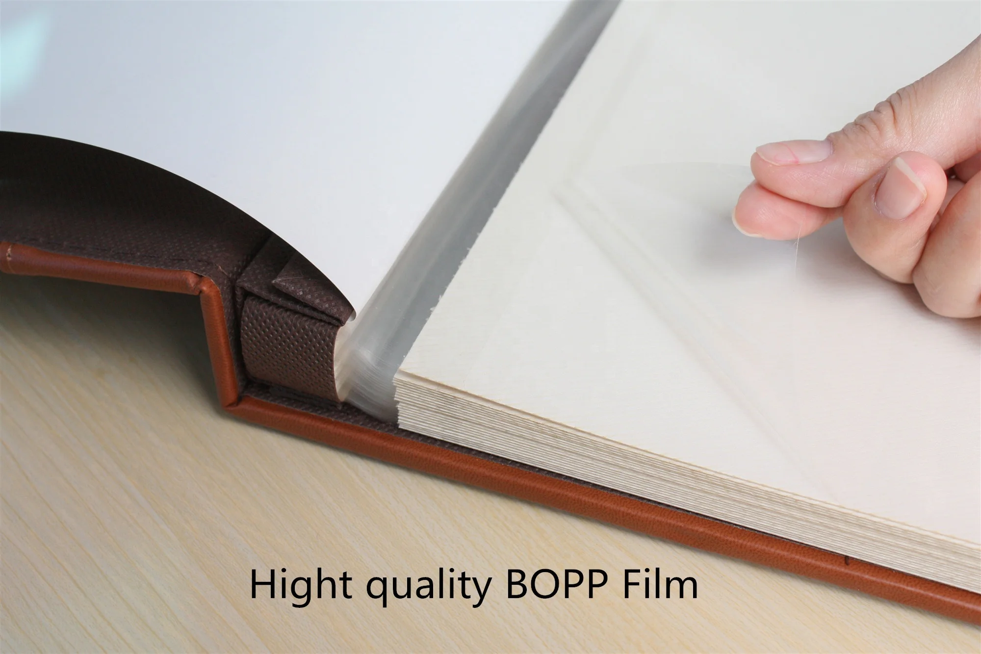 PU Leather cover magnetic sheet photo book  220*240mm Wedding photo album box holds  6x8 scrapbook album photo