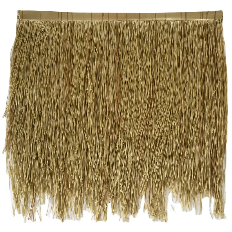 Ecofriendly Pvc Pe Synthetic Thatch Roofing Plastic Artificial Materials Roofing Synthetic Thatch