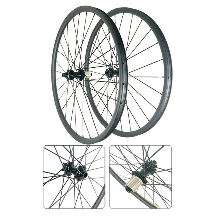 SoarRocs 34 ширина 29er горный велосипед Карбоновые Колесные 6 болтов Powerway M42 ступица из углеродного волокна велосипедные колеса для AM