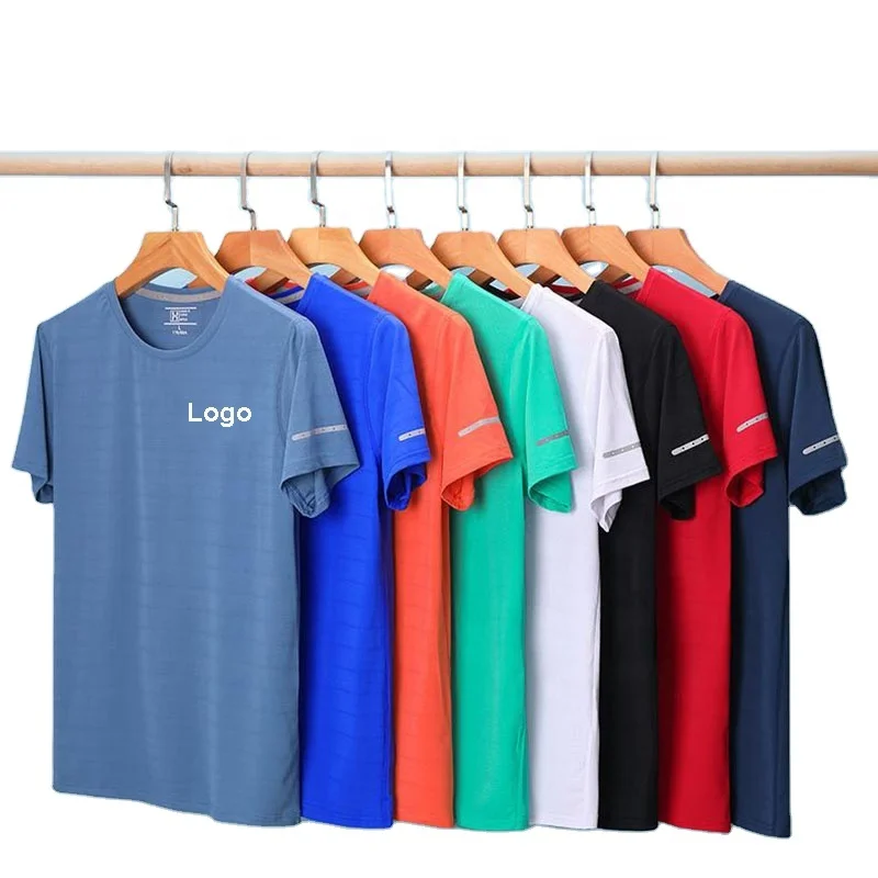 Summer Ice Silk Quick Dry sports T-shirt Marathon Team T shirt Round Neck Short Sleeve Advertising children T-shirt