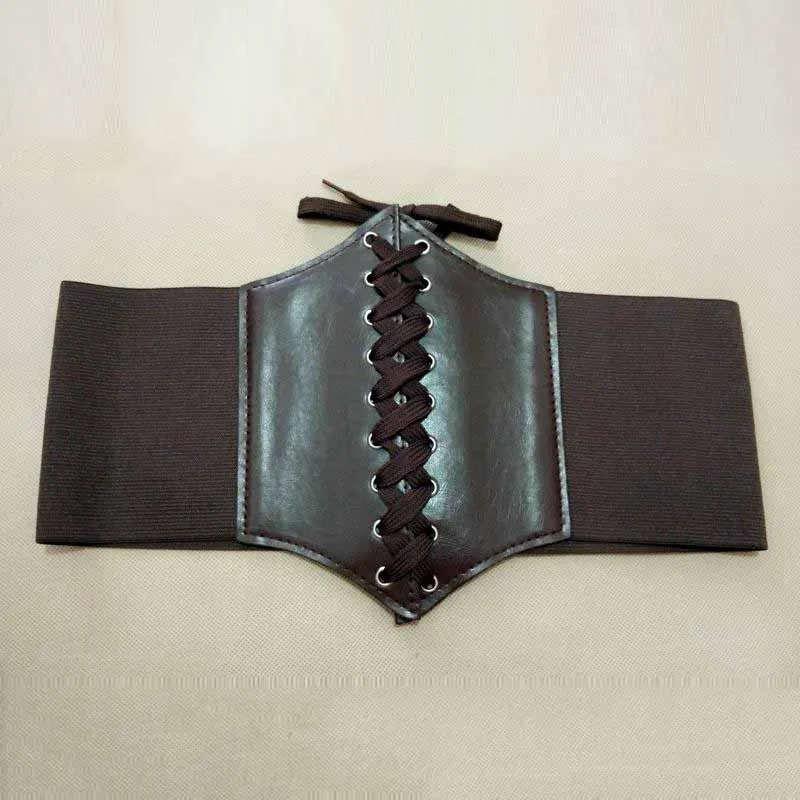 Широкий пояс, эластичный пояс для нижнего белья, большой пояс с эластичным поясом, женское украшение с платьем, простой модный универсальный