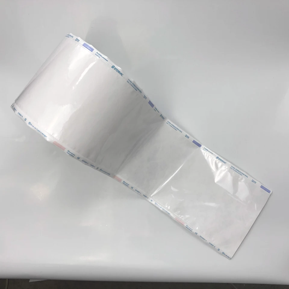 Tyvek disposable Sterilization Pouch Rolls/reels with sterilization indicator