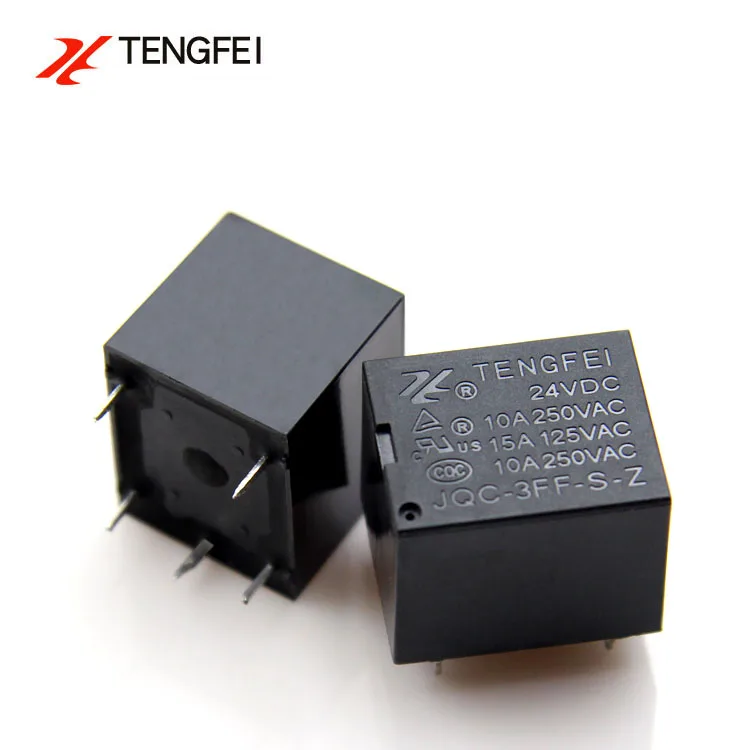  Tengfei Высокое качество 24V DC микро T73/3FF 5 Pin реле Pcb для
