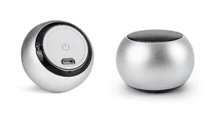 Горячая Распродажа металлический шарик bluetooth-динамик стереозвук сабвуфер мини-динамик