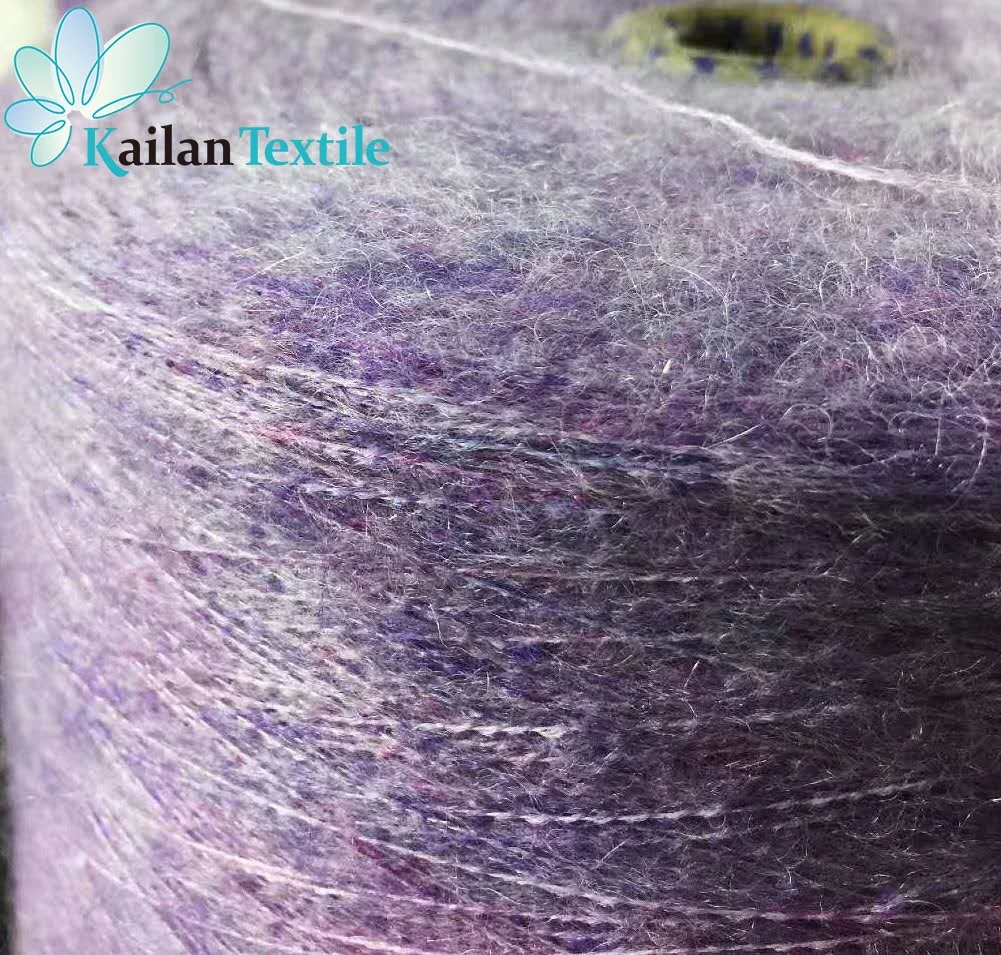 
1/13NM fancy 20% wool 8% mohair blended yarn 