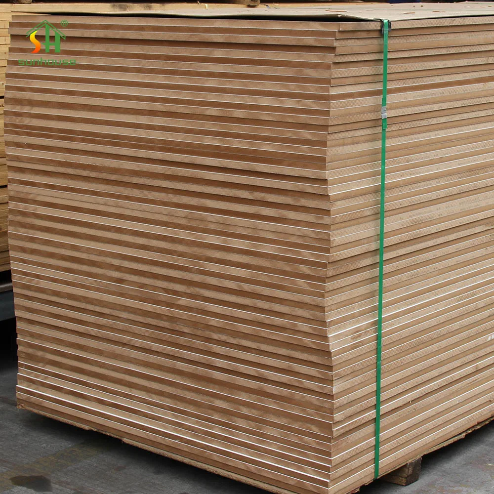 New Arrivals 4X8Ft Hdf Sheet Panel Fire Resistance Environmentally Friendly Hdf Board