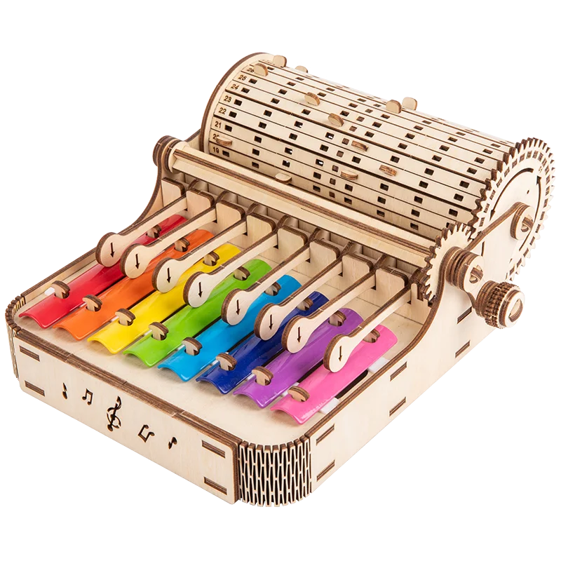 Hot Selling Novelties Children Wooden Diy Handbell Musical Instrument Educational Music Sensory Arts Crafts Toys