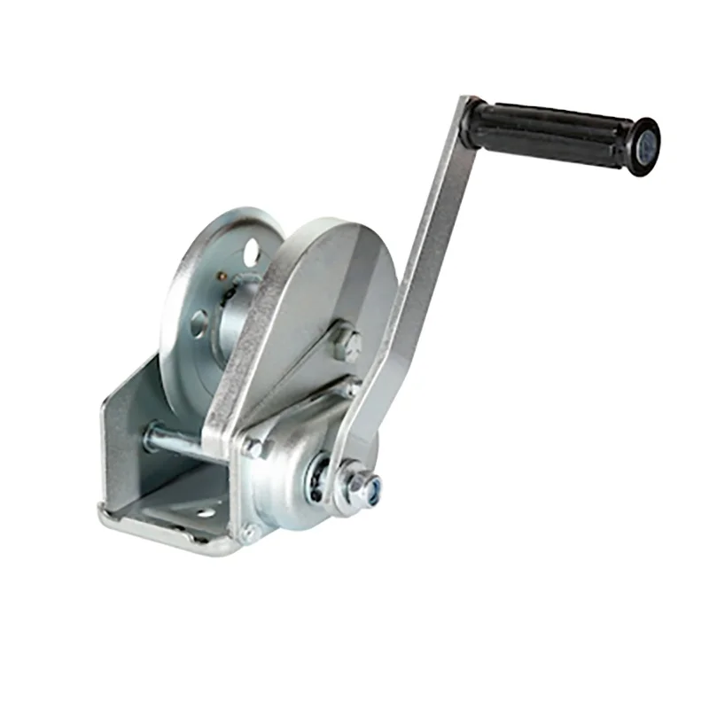Manual Hand Boat Winch High Quality Mini Aluminum Brake Pulling 1 3 5 Ton Manual Hand Operated Winch