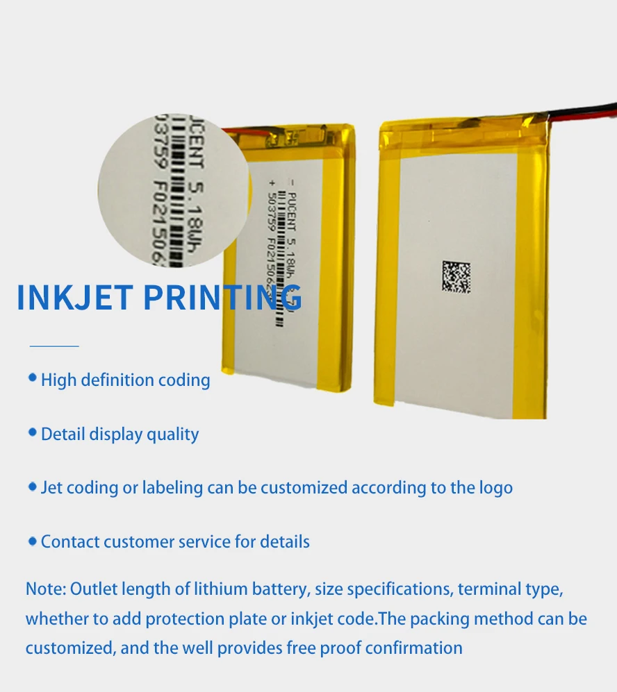 High quality rechargeable li-ion battery manufacturer 402030 101552 502030 521538 700mAh 3.7v lithium polymer battery