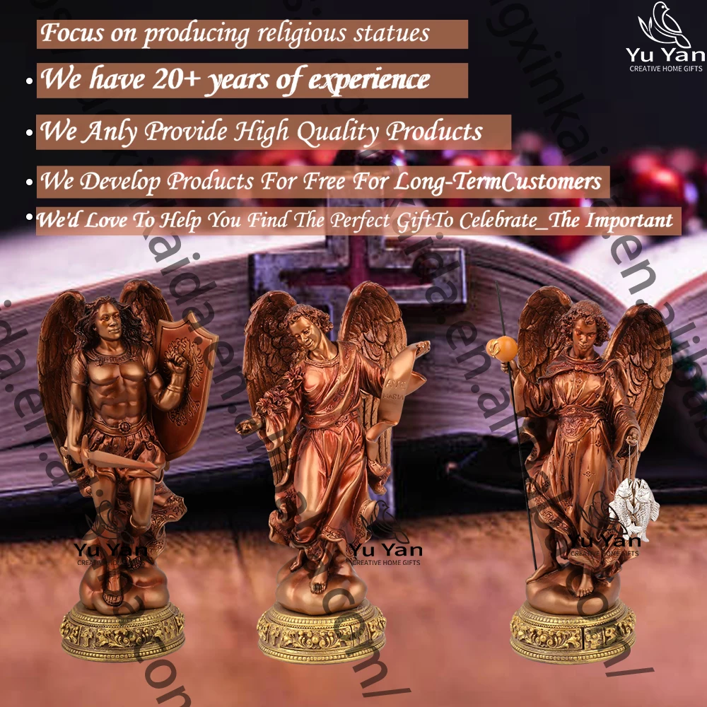 Factory wholesale catholic religious statues resin christian virgin mary icon seven swords our lady virgin the