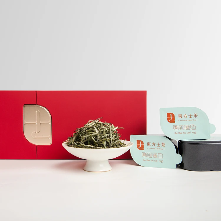 China Light Weight Health Bubbles Shot Essence Orchid Flavored Tea Set