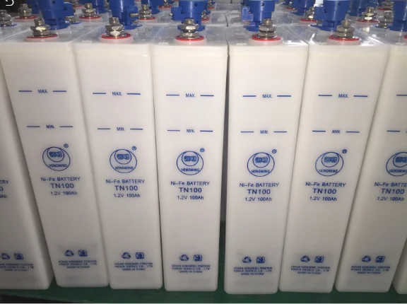 Higher Quality Long Life Solar Battery NI-FE Battery Nickel Iron Batteries 1.2V 24V 48V TN100AH