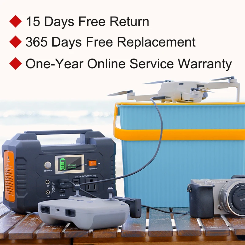 Free Shipping  200W Rechargeable Battery Solar Generator Outdoor Camp Energy System Electric Supply Portable Power Station
