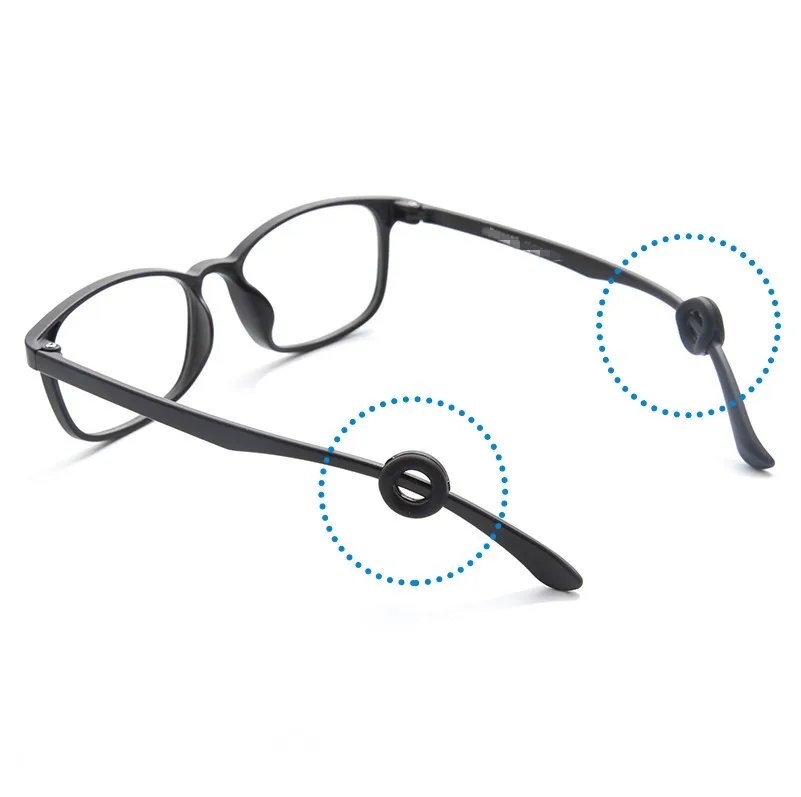 
Silicone Round Glasses Ear Hooks Tip Eyeglasses Grip Eyewear Retainers 