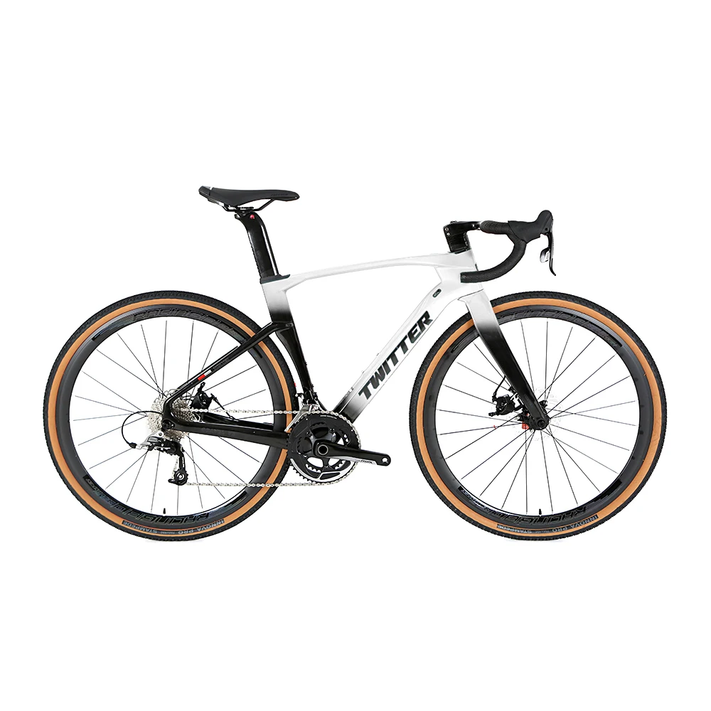 Full carbon fiber 105 kit 22 speed disc brake road bike Gravel V2 700*40C carbon fiber frame road bike