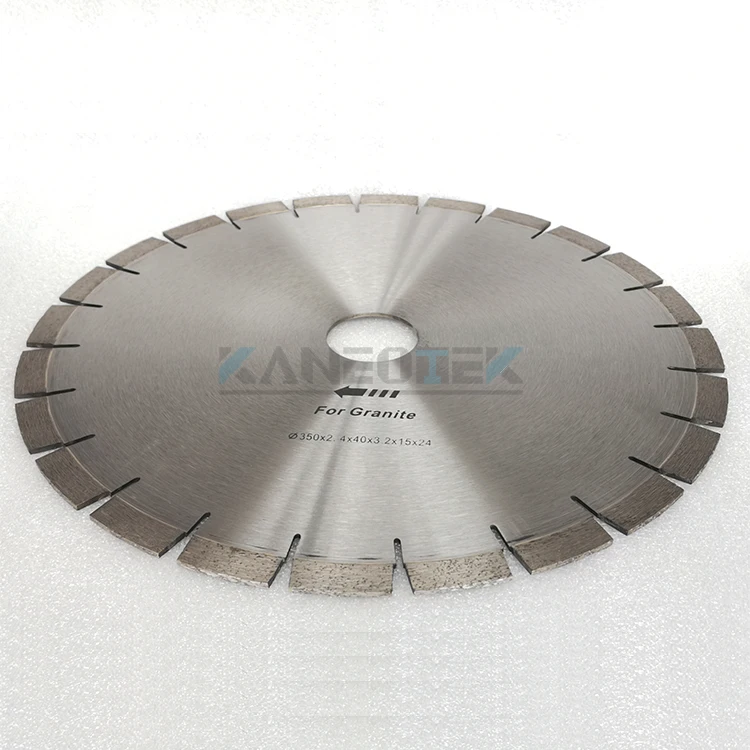 KANEOTEK Laser Welded 14 Inch 350mm Circular Diamond Cutting Saw Blades Granite Cutting Disc For Stone Concrete Marble Tiles