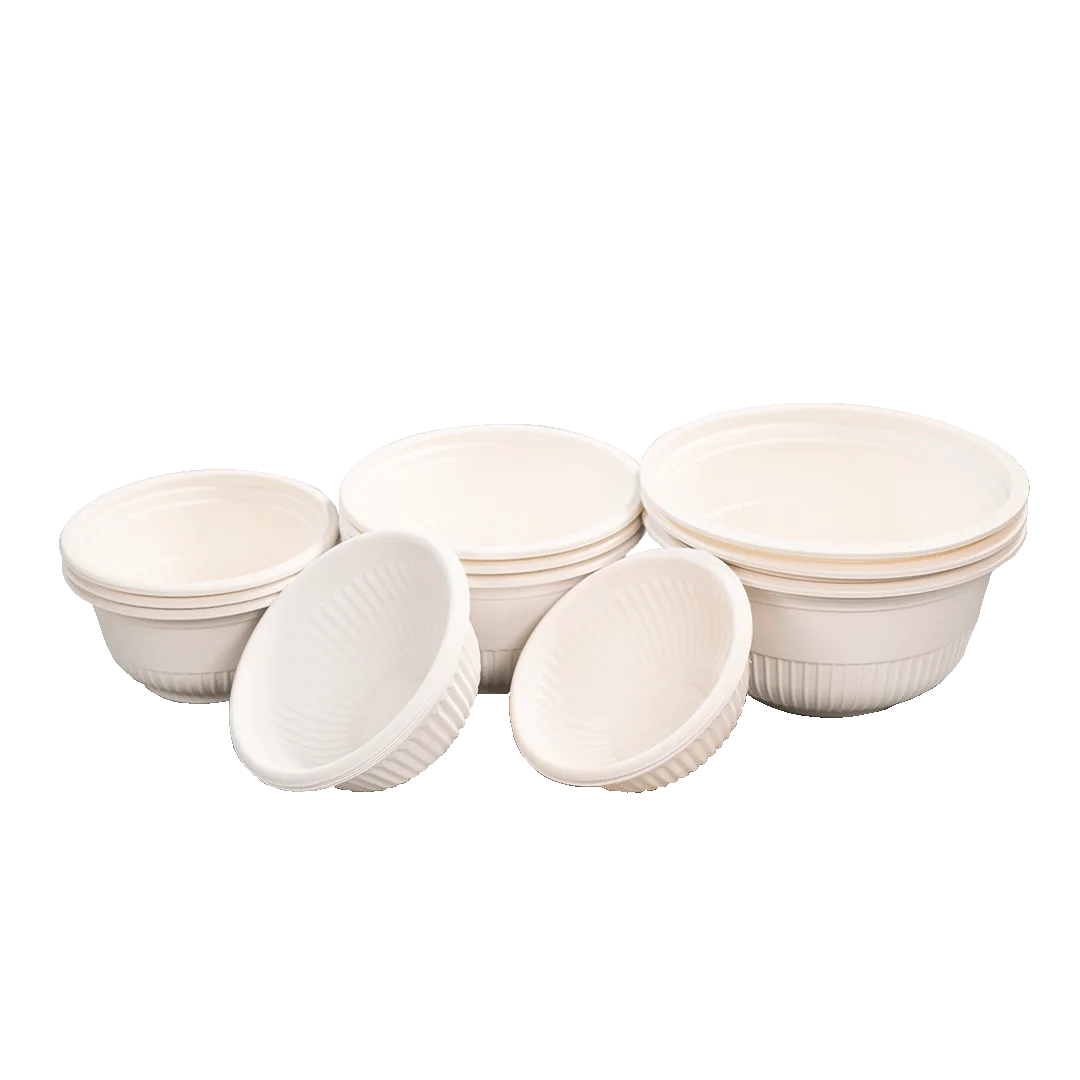 325ml 12oz Bioplastic PLA Disposable Biodegradable Compostable Small Bowl