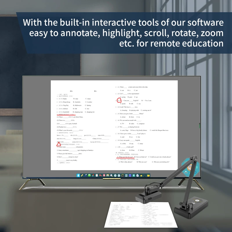 10MP A3 Automatic Focus Visual Presenter Support Windows Mac