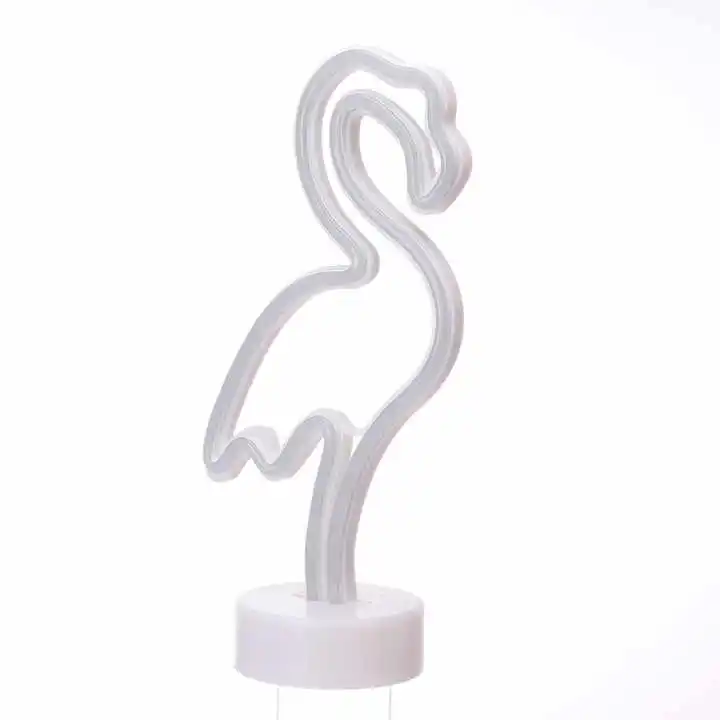 LED Neon Night Light LED Decoration Unicorn Flamingo Lamp Moon Rainbow Night Light For Home Kid Room Bedside Decor Light