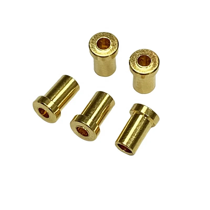 China manufacture High Quality Custom Spring-Loaded Pogo Pin Connector brass Gold Plated pogo pin for PCB