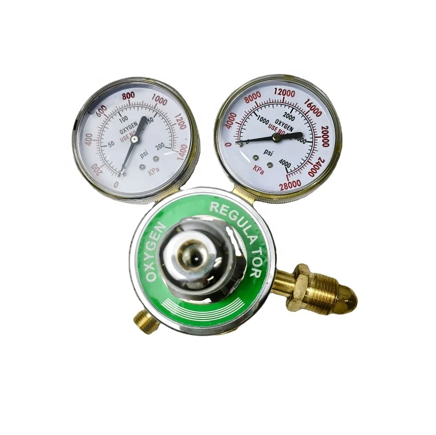 Upper high pressure Acetylene pressure regulator/gas reducing gauge double head regulator