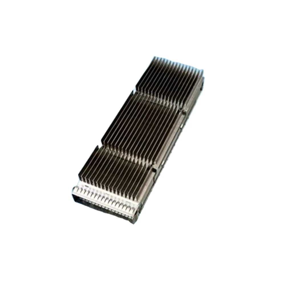 CFP2 1x1 WITH HEAT SINK SFP connector cage with spring and ground pin press in type sfp cage