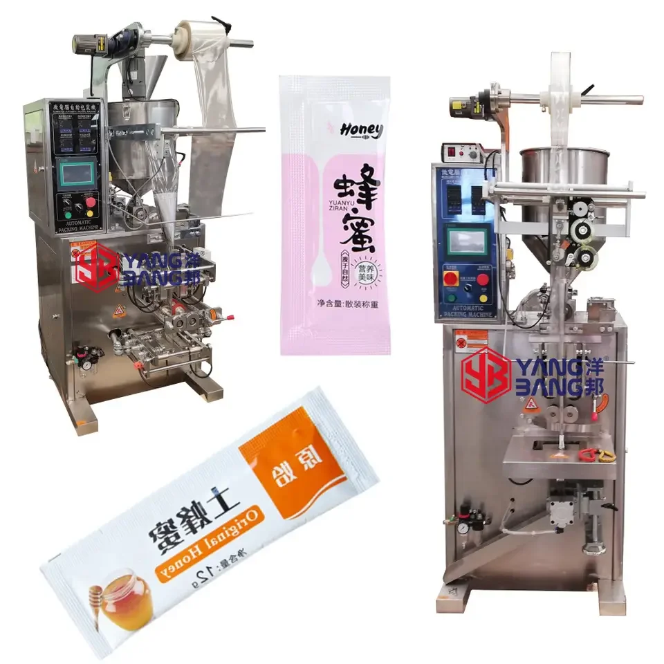 YB-150J автоматическая машина для упаковки жидких Саше меда упаковочная кетчупа