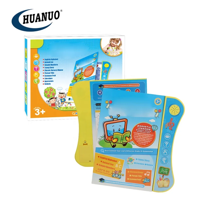 Wholesale Multifunctional English Reading Learning E-book Toy Kid Learning Book