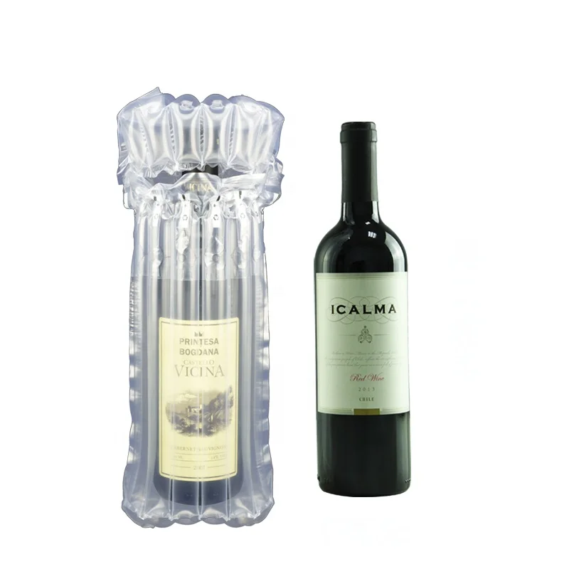 Wholesale Plastic Air Bag for Shipping Protector Bubble AirBaker Air Column Bag For Wine Bottle