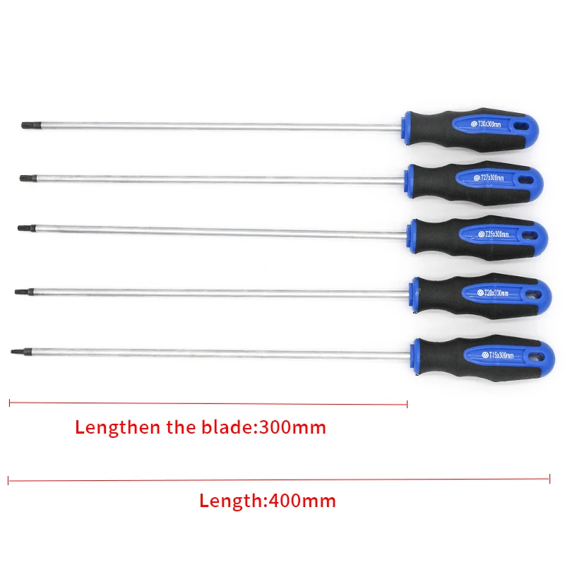 Lampson Lengthened T15 T20 T25 T27 T30 Audi Door Panel Lengthened Pattern Screwdriver Set German S2 Steel