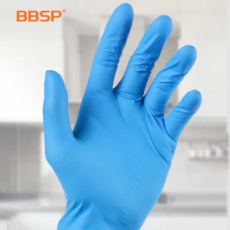 black nitrile gloves factory wholesale latex powder free food gloves 4.5 5.0g 7.0g Tattoo disposal nitrile exam gloves