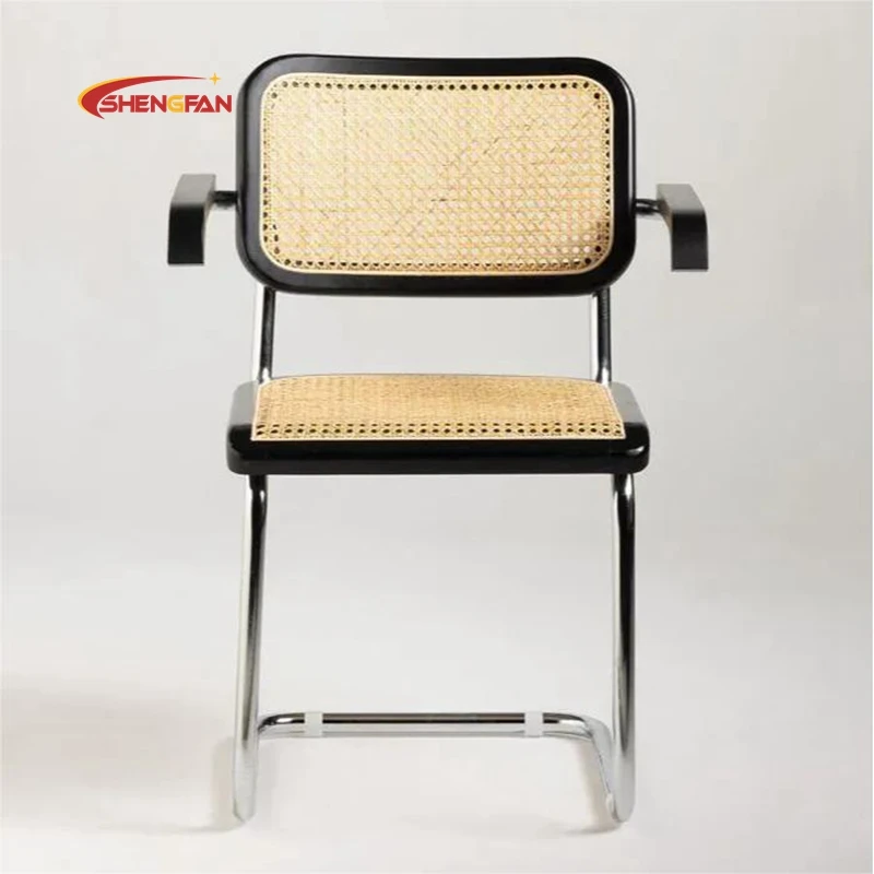 Cheap Wooden Restaurant Chairs With Cane Rattan Seat And Backrest Cesca Cane Rattan Chair Black Color Dinning Room Argentina