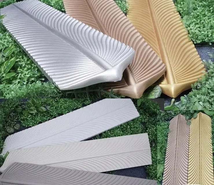 Fast Construction Super Lightweight Easy Transportation Polyurethane Pu Stone Veneer Cultural feathers Stone Panel