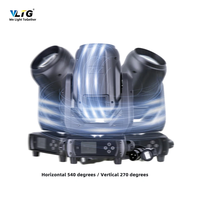 VLTG Mini 290W Beam Moving Head Light Music Concert 290W High Brightness Beam Moving Head Stage Light