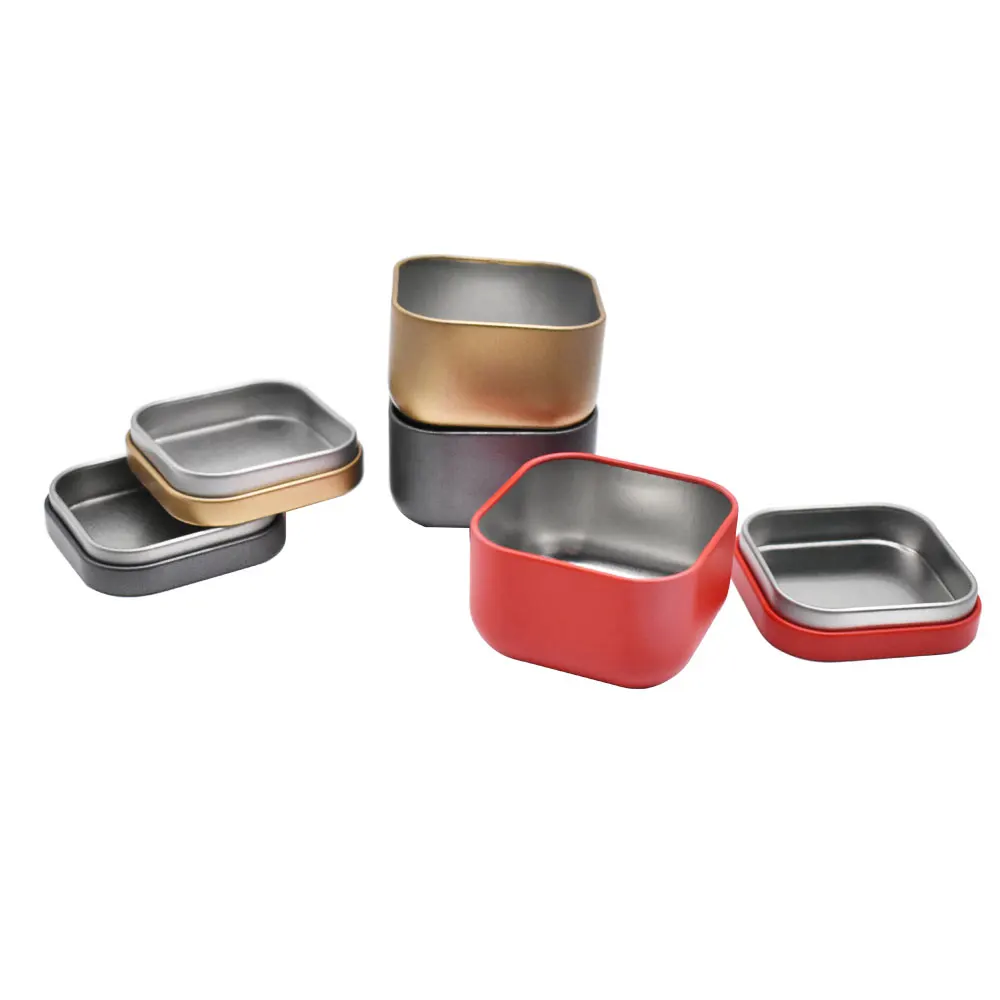 Storage Spice Gift And Crafts Tea Presentation Box Metal Tin Packaging