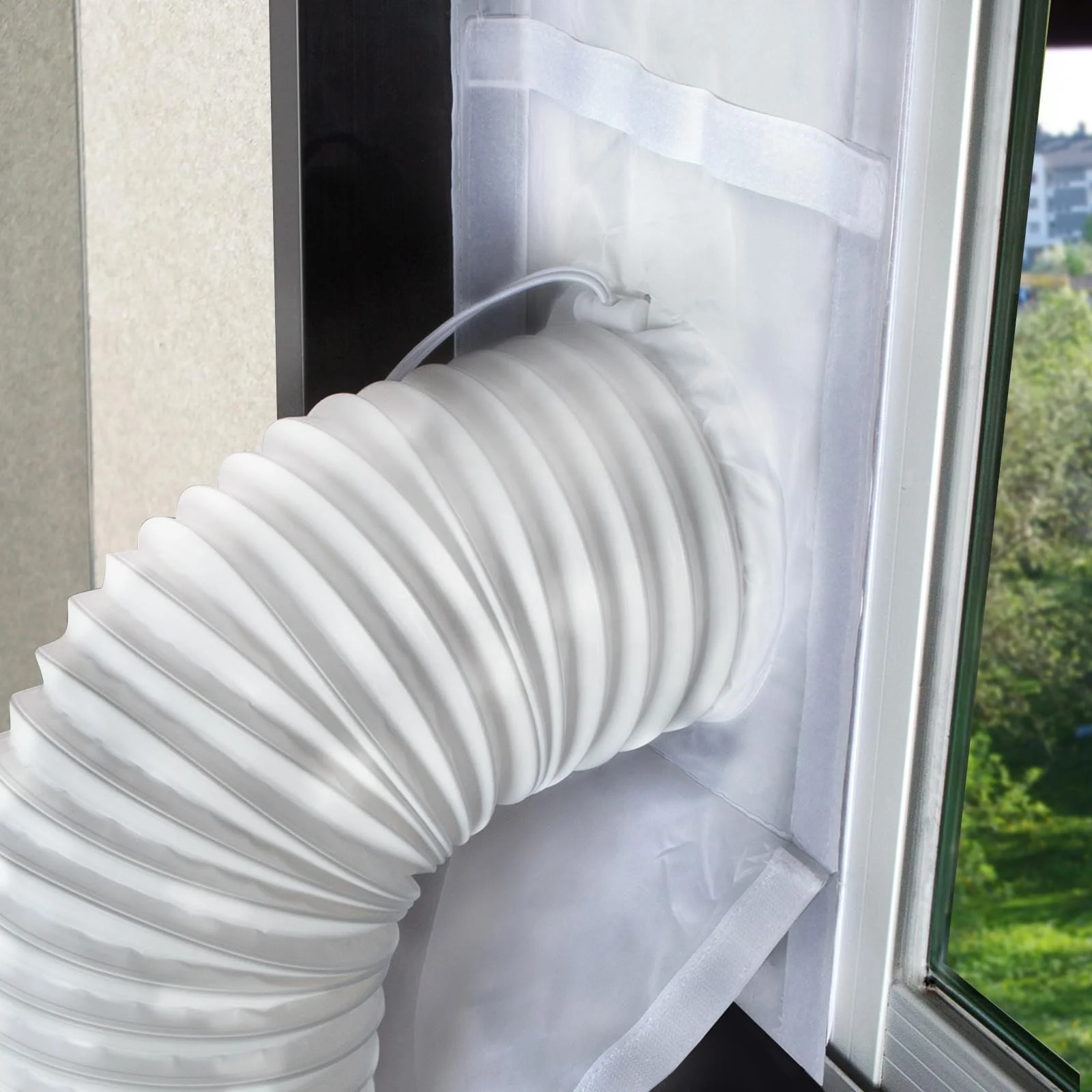 25x102 ~ 162 см 100% уплотнитель комплект уплотнителей для окон переменного тока вентиляционных уплотнение воздушного замка с эластичной веревкой