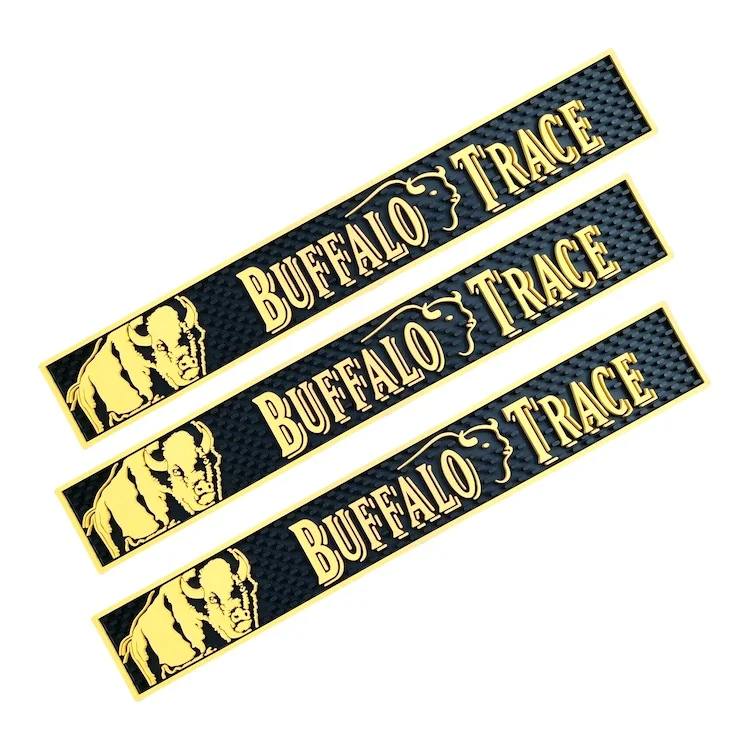 2024 Discount Price Rubber Bar Service Mat Prevents Excess Custom Runner Glass Drip Tray Beer Drink Rail Bar mat