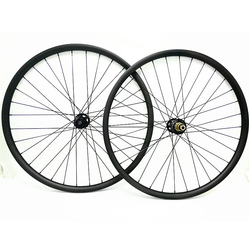 29er MTB Enduro Wheelset 30mm Width Bike Carbon Wheels XC/AM/DH Boost Mountain Cross Country
