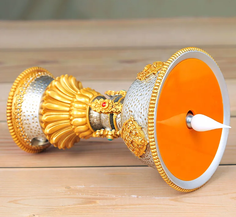 Tibetan 13cm Buddhism Suppliers Gift Altar lamp