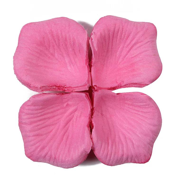 100pcs 5cm Popular Hot Sell Artificial Rose Petals Satin Petals Silk Rose Petals For Wedding Decorations