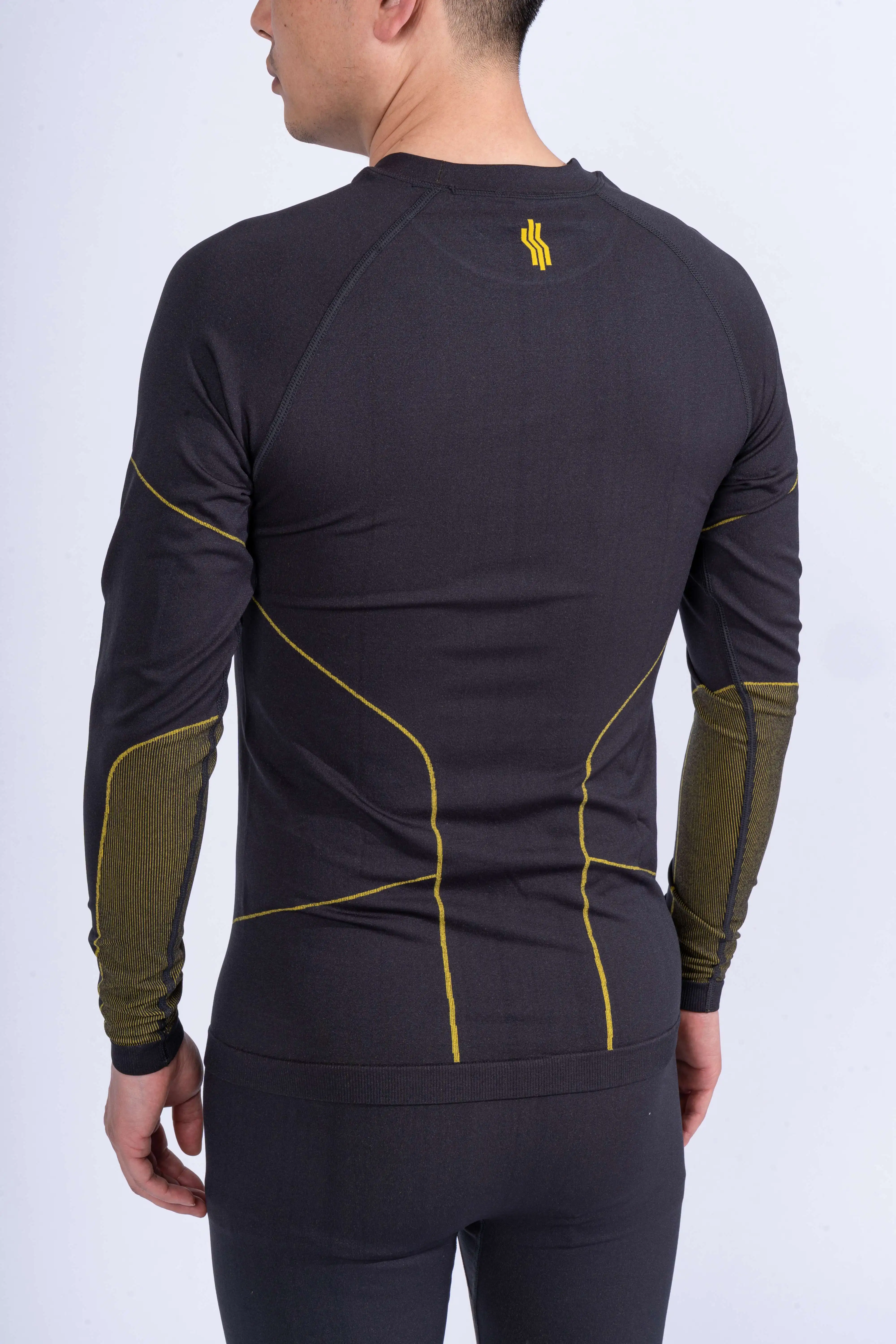 Ski Seamless Base Layers Set Functional Quick Dry Winter Keep Warm Bamboo Wool Underwear Thermal Underwear
