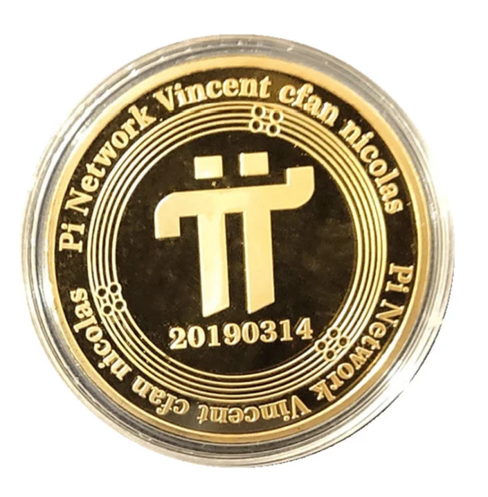 Виртуальная памятная монета pi, жетон для майнинга, металлическая монета pi, Цифровая монета, приветствуется индивидуальный заказ