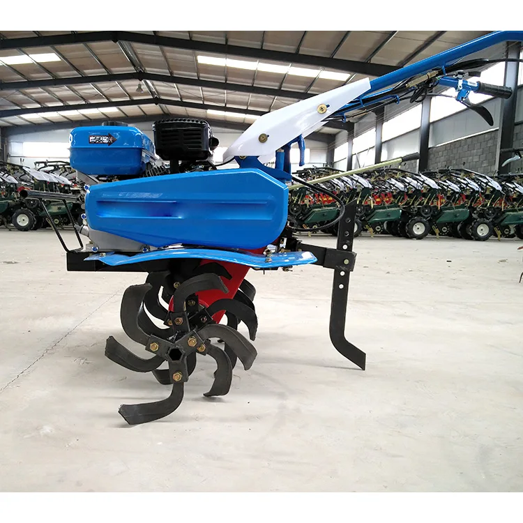 Agriculture greenhouse rice garden equipment tools mini cultivator machine tiller plough wheel farm mini power tiller
